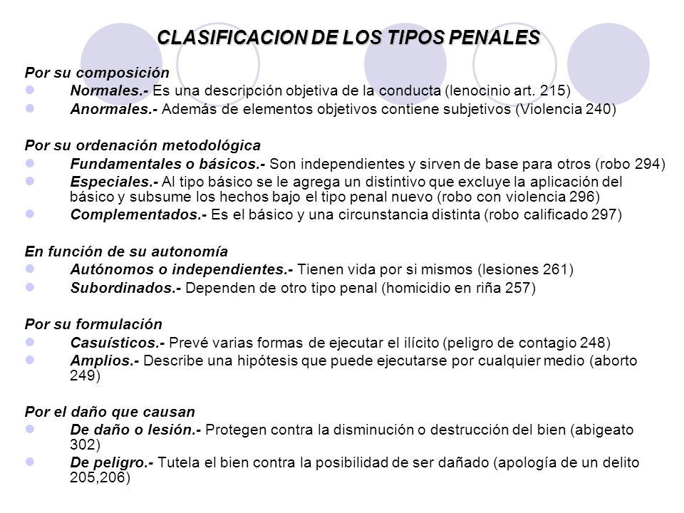 Las faltas cumplen con todos los